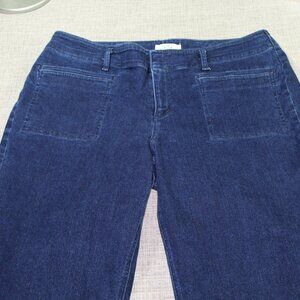 Loft Plus Size 14 High Waist Straight Cropped Jeans
